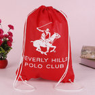 economical polyester travelling drawstring bags customized logo kids backpacks