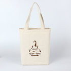 gusseted bottom design cotton handbags cheap promotional canvas bags with logo pattern
