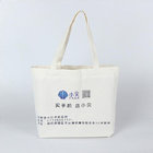 white color shopping canvas totes custom design printed canvas bags for promotion