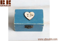 handmade romantic Mediterranean feel wedding wooden ring box