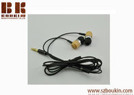 High quality best sound effect wood earphone with mic
