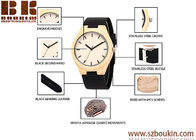 Wood Watch Men Vintage Quartz Business Wristwatch 2018 Bamboo Watches