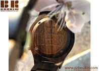 wholesale wood watch with low moq in stock new wood grain face simple wooden watch