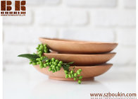 unique design customized handmade wooden bowls dinner plates for wedding