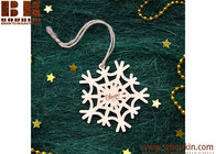 Christmas Tree Ornaments Wooden Hanging Snowflake Xmas Decorations Wood Snowflake Ornament Christmas Gift