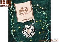 Wood Snowflake Ornament Christmas Card, Laser Cut, Modern Design, Great Present