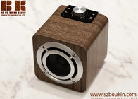 fm radio tf card aux audio 8w hifi super bass stereo sound system wood ibastek multimedia  speaker