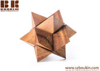 Star Puzzle - 3D wooden interlocking brain teaser puzzle wood puzzle wood brain teaser puzzle