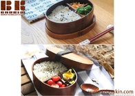 Japanese Bento Box Wooden Lunch Box Set + Chopsticks+Spoon+Box Belt+Wrapping Bag Included 2 Colors