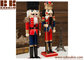 nutcracker 25cm for Christmas decorations outdoor nutcracker Wooden handmade craft nutcracker toy for chi supplier