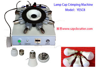 China LED Lamp Cap Holder Crimping Machine For E27 B22 E22 With One Day Lead Time supplier