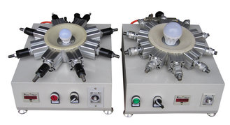 China B22 Bulb Cap Punching Crimping Nailing Testing Machine For LED Bulb Assembly Line supplier