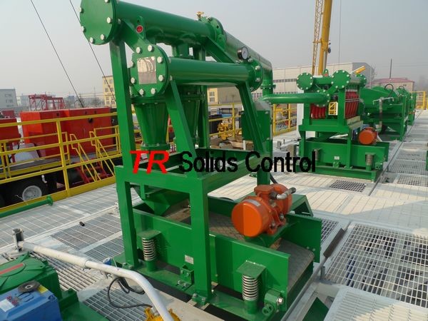 TR Solids control Drilling Mud desander for City Bored Pile system