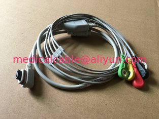 China GE-SEER Light 5lead holter ecg cable with AHA typev2008594-001 Manufacturer with good price supplier
