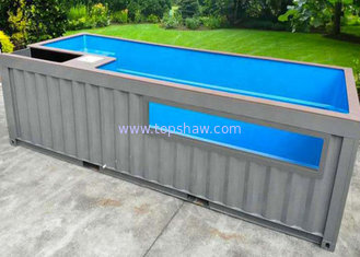 Topshaw 2020 Hot Selling Prefabricated Shipping Container Swimming Pool Solution For European Market