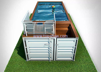 Topshaw 2020 Factory Outlet Modular Prefabricated Prefab 20ft 40ft Shipping Container Swimming Pool