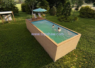 Topshaw China Manufacturer 20ft 40ft Storage Shipping Container Swimming Pool for House