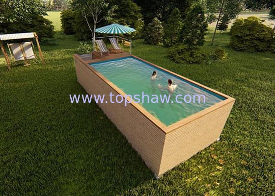 Topshaw Low Cost Customize 20ft 40ft Modern Backyard Swimming Pool for Sale
