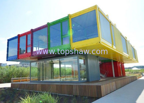 Topshaw Customize prefab modular Tiny Homes Interior Shipping Two 40 ft Container Home