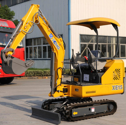 China Strong Power Crawler Hydraulic Excavator 1.5 Tons Digger AC Driving Cab supplier