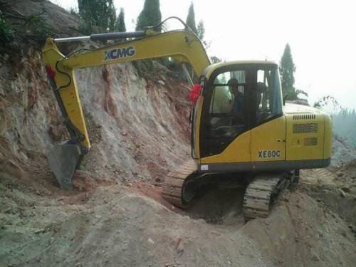 China Four Strokes Mini Hydraulic Excavator , Case Mini Excavator Max Digging Reach 6130mm Water Cooling supplier