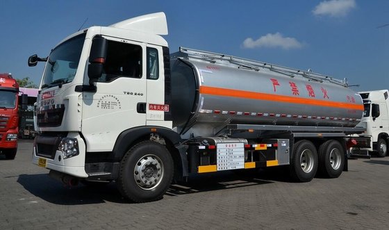 China 22cbm Fuel Oil Delivery Truck with 336 Hp engine , RHD optional Oil Tank Trailer supplier