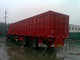 Construction Tri Axle High Side Dump Trailer , Semi Dump Truck Trailer For Cargo Transporter supplier