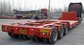 Green Red Low Bed Semi Trailers With Hydraulic Mechanical Suspension supplier