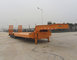 80 Tons Gooseneck Low Bed Semi Trailer For Construction High Performance supplier