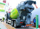 12 Wheels Concrete Mixer Truck 10 Cubic Meter 371hp 8X4 White supplier