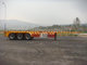 40 Foot High Flat Bed Semi Trailer With 3 Axles For Carry Container Or Cement Bags supplier