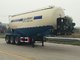 V or W Shape Bulk Cement Truck Semi Trailer Anti - Rust Chassis Surface supplier