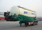 Carbon Steel Stable Cement Bulk , Bulk Tank Truck With 3 Axles For Fly Ash supplier