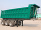 40T-100T 2 Axles or 3 axles heavy load dump tipping semi trailer truck ,  dump tractor trailer supplier