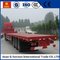 13T Fuwa Axle 40 ton Flat Bed Semi Trailer , Container Semi Trailer Yellow Red Green Blue supplier