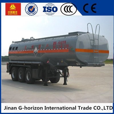 8X4 Oil Tank Truck Trailer / Fuel Tank Semi Trailer Q325 Steel Material supplier