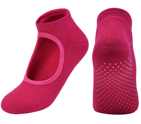 China Colorful Low Cut Non - Slip Yoga Grip Socks For Pilates Barre Ballet  Anti - Foul supplier