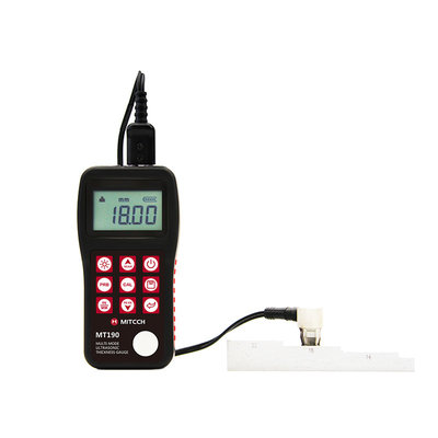 High Contrast LCD Coating Thickness Gauge , Auto Shutdown Function Steel Thickness Tester MT190