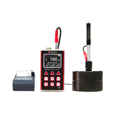 LCD Display Handheld Hardness Tester Built - In Leeb Hardness Conversion Function MH660