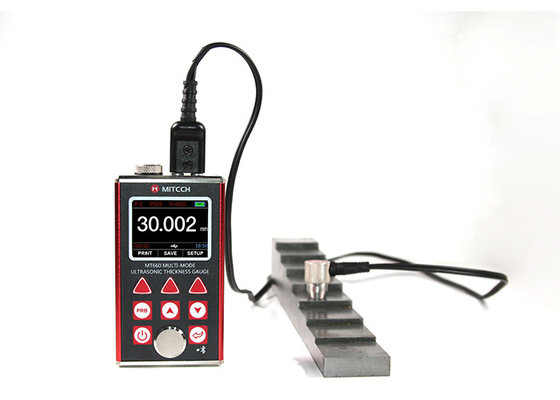 Affichage ultrasonique de grande précision de TFT de couleur d'appareil de contrôle d'épaisseur avec le contre-jour réglable MT660