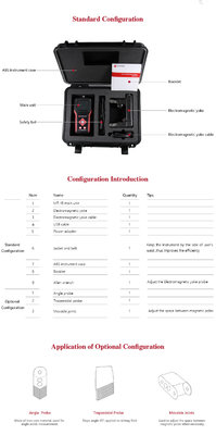 Magnetteilchen-Joch Flawdetector Mt DCs Portable-Magnetometer Ausrüstung zerstörungsfreier Prüfung