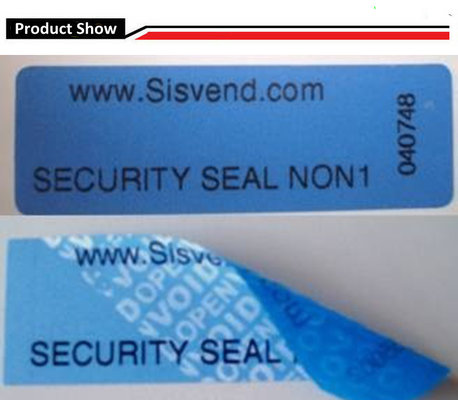 China Brand protection/security label/VOID stickers Non reisdue tamper evident label material; tamper proof void label supplier