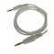 White PVC External 3.5MM Aluminum Alloy Shell Male To Male Audio Cable More Durable Transmit Better Sound