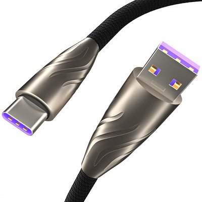 6.6Ft/2.0m 5A USB A to USB-C Fast Charging Data Cable Compatible with Huawei P20 P30 Mate 20 Lite Pro LG and More