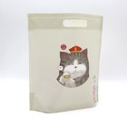 Promotional D-cut Non Woven Carry Tote Bags With Customized Cat Logo For Books Shoes