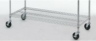 Light Duty 4 Tiers Chrome Metal Wire Shelving  Heavy duty NSF 4 tier chrome wire shelf