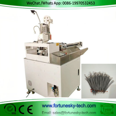 China Fully Automatic 5-Wire Multi Cut Strip Twist Tin Crimping Machine supplier