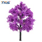 multy colors 4cm-12cm height architecture scale model coloful trees for model making  train layout