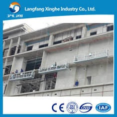 ZLP elevated suspended scaffolding / building maintenance gondola / suspended rope platform supplier