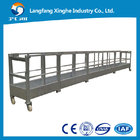 China Xinghe zlp suspended platform scaffolds , zlp building cleaning gondola , steel working platform , roof cleaning cradle manufacturer
